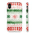 Watercolor Christmas Knitting - Impact Resistant Phone Case iPhone XS MAX Matte